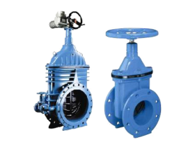 Resilient seated gate valve