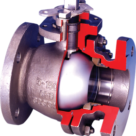 Metal seated ball valve