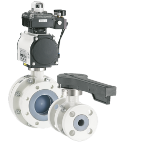 NTB/NTC PFA Lined ball valve