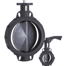 Resilient seated butterfly valve