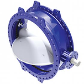 Automatic resilient seated butterfly valve